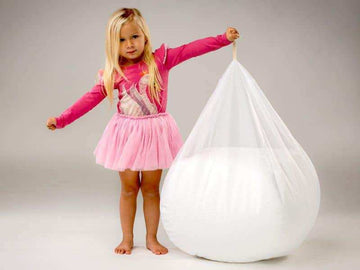 Baby I'm A Star Kids Bean Bag Chair child holding liner