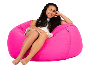 Coco Cotton Bean Bag 96CM Pink