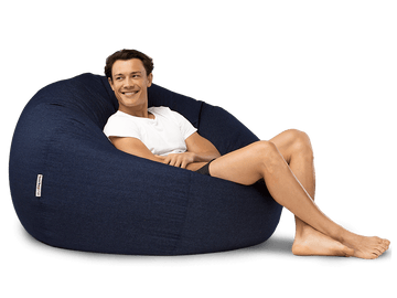 Cuba Denim Bean Bag Indigo Denim 112CM