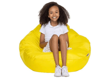 Freaky Cousin Kids Bean Bag Chairs Yellow