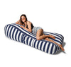 Malibu Lounger Navy Stripes