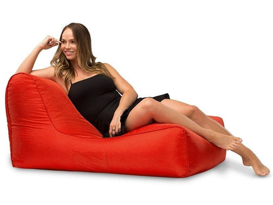 Media Lounge Bean Bags red